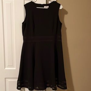 Calvin Klein black cocktail dress, size 16